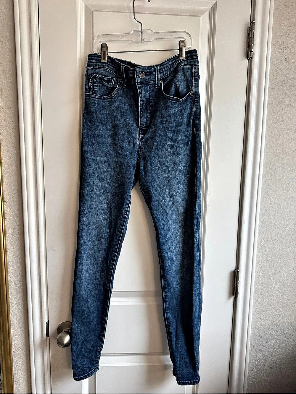 Buckle Black Skinny Jeans